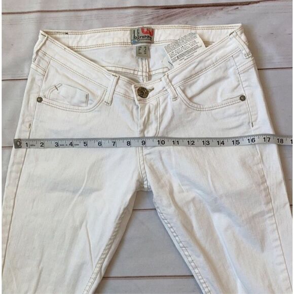 Bershka Denim Cream Skinny Jeans Size 4 - Picture 9 of 10